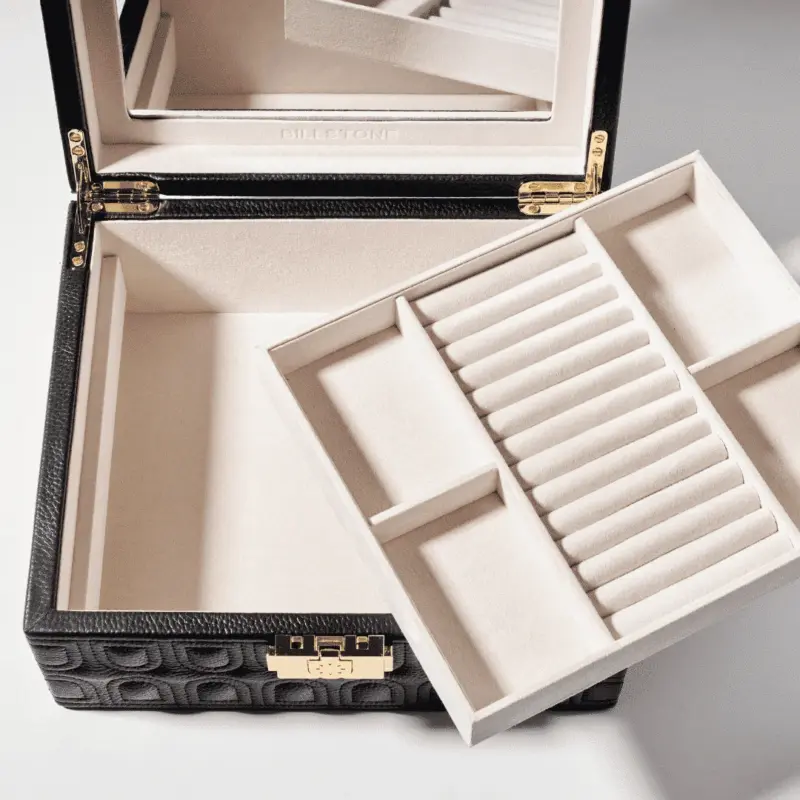 billstone jewellery box amour mystique black medium 01 Watch Winders, Watch Boxes & Watch Safes Billstone Jewellery Box Amour Mystique Black Medium