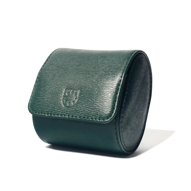 billstone watch roll watch travel case voyager single geneva green 03 Watch Winders, Watch Boxes & Watch Safes Billstone Watch Roll Watch Travel Case Voyager Single Geneva Green