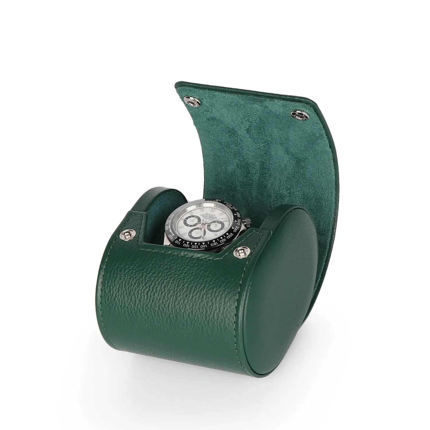 single-watch-roll-watch-travel-case-green-genuine-leather single watch roll watch travel case green genuine leather Watch Winders, Watch Boxes & Watch Safes Single Watch Roll Watch Travel Case Green Genuine Leather