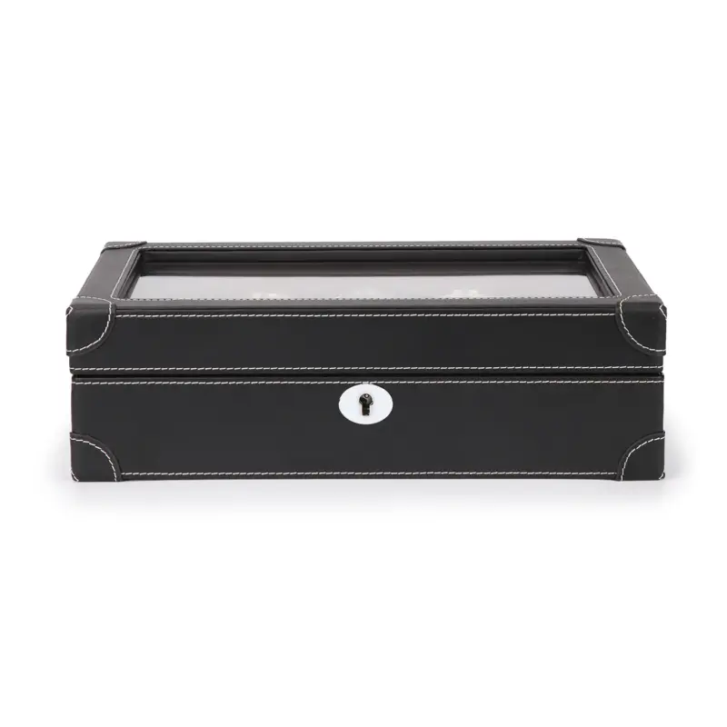 driklux 10 piece watch box luxury leather finish black 0 Watch Winders, Watch Boxes & Watch Safes Watch Winders, Watch Boxes & Watch Safes