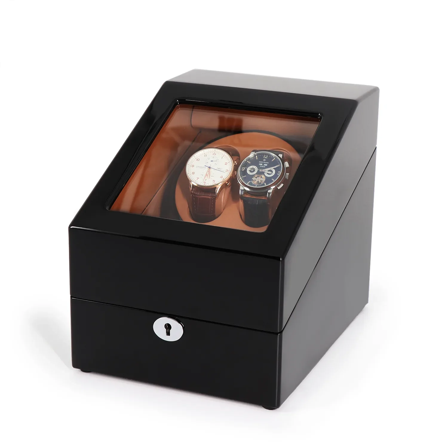 driklux-double-watch-winder-with-3-watches-storage-camel-velvet-decor-01 driklux double watch winder with 3 watches storage camel velvet decor 01 Watch Winders, Watch Boxes & Watch Safes Driklux Double Watch Winder with 3 Watches Storage Camel Velvet Decor