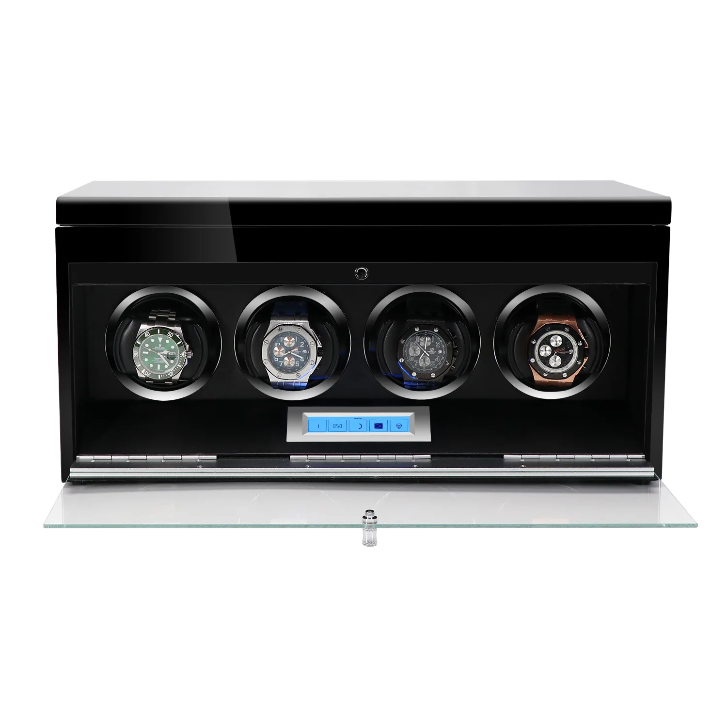 driklux-luxury-quad-watch-winder-black-high-gloss-finish-0 driklux luxury quad watch winder black high gloss finish 0 Watch Winders, Watch Boxes & Watch Safes Driklux Luxury Quad Watch Winder Black High-gloss Finish