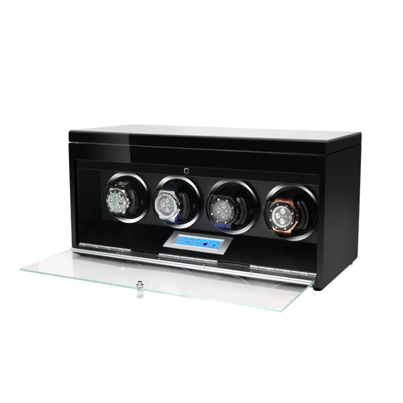 Driklux Luxury Quad Watch Winder Black High-gloss Finish 3 driklux luxury quad watch winder black high gloss finish 00 Watch Winders, Watch Boxes & Watch Safes Driklux Luxury Quad Watch Winder Black High-gloss Finish