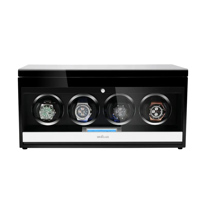 Driklux Luxury Quad Watch Winder Black High-gloss Finish 1 driklux luxury quad watch winder black high gloss finish Watch Winders, Watch Boxes & Watch Safes Driklux Luxury Quad Watch Winder Black High-gloss Finish