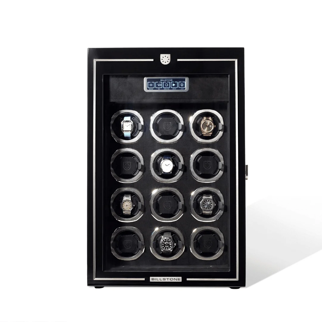 billstone-12-piece-watch-winder-northcraft-fingerprint billstone 12 piece watch winder northcraft fingerprint Watch Winders, Watch Boxes & Watch Safes Billstone 12 Piece Watch Winder Northcraft Fingerprint