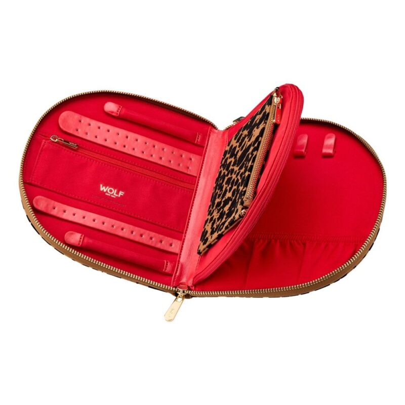 wolf jewellery portfolio savanna leopard print 01 Watch Winders, Watch Boxes & Watch Safes WOLF Jewellery Portfolio Savanna Leopard Print
