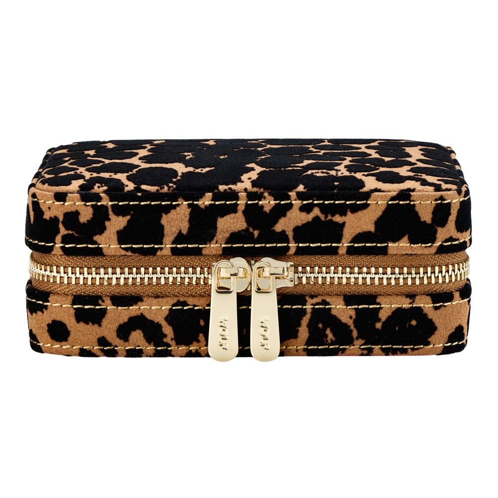 wolf-jewellery-zip-case-savanna-leopard-print wolf jewellery zip case savanna leopard print Watch Winders, Watch Boxes & Watch Safes WOLF Jewellery Zip Case Savanna Leopard Print