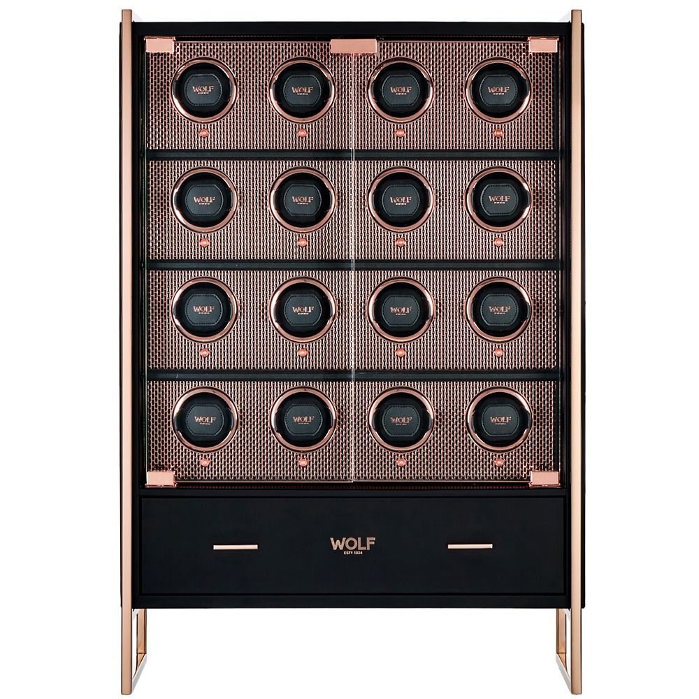 wolf-axis-16-piece-watch-winder-cabinet-copper-0 wolf axis 16 piece watch winder cabinet copper 0 Watch Winders, Watch Boxes & Watch Safes WOLF Axis 16 Piece Watch Winder Cabinet Copper