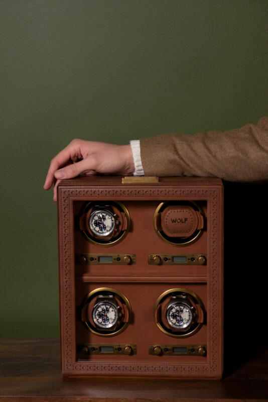 wolf brogue 4 piece watch winder 03 Watch Winders, Watch Boxes & Watch Safes Watch Winders, Watch Boxes & Watch Safes