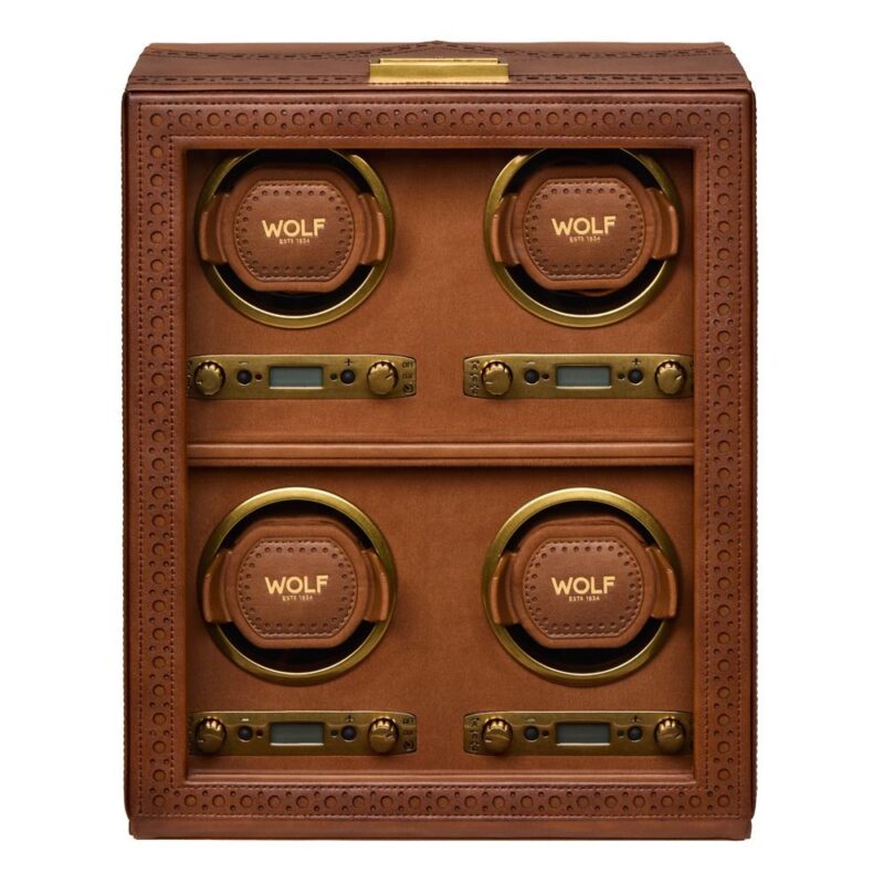 wolf brogue 4 piece watch winder Watch Winders, Watch Boxes & Watch Safes Watch Winders, Watch Boxes & Watch Safes