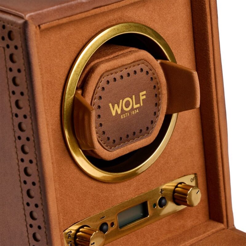 wolf brogue single watch winder 02 Watch Winders, Watch Boxes & Watch Safes WOLF Brogue Single Watch Winder