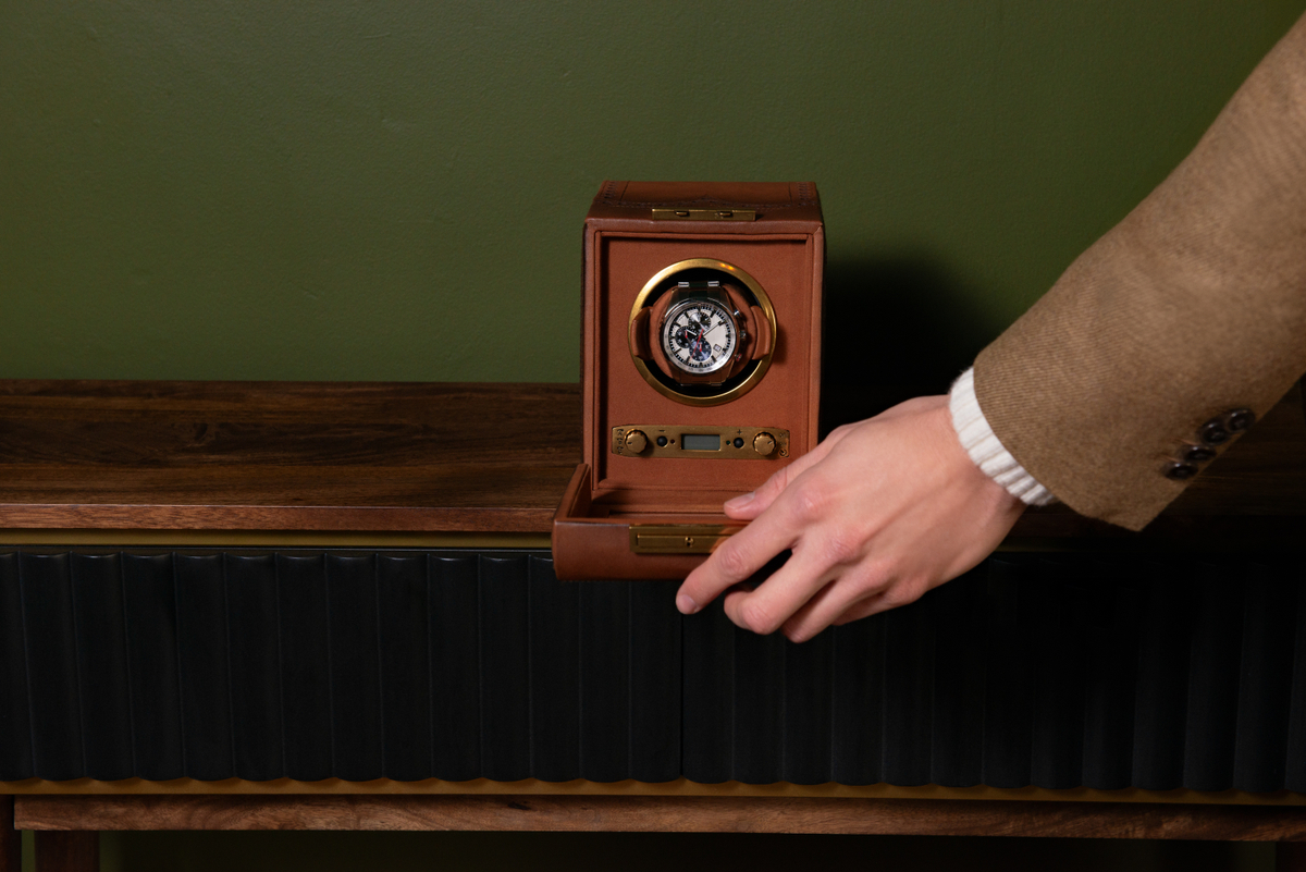 wolf brogue single watch winder l3 Watch Winders, Watch Boxes & Watch Safes Watch Winders, Watch Boxes & Watch Safes