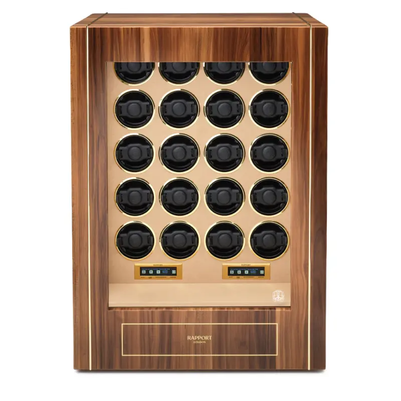 rapport twenty watch winder paramount walnut w240 Watch Winders, Watch Boxes & Watch Safes Watch Winders, Watch Boxes & Watch Safes