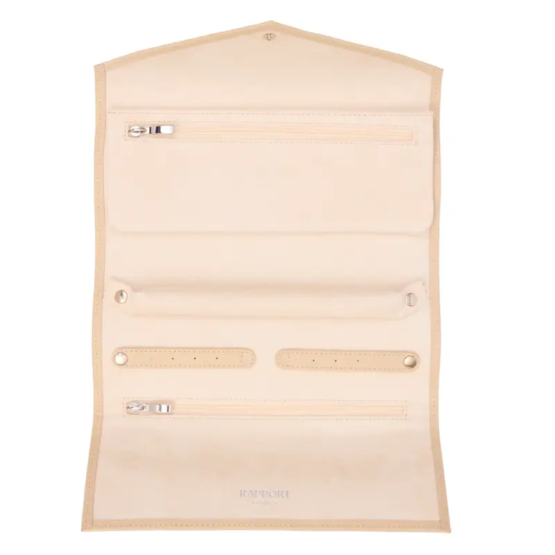 rapport victoria jewellery roll beige 0 Watch Winders, Watch Boxes & Watch Safes Watch Winders, Watch Boxes & Watch Safes