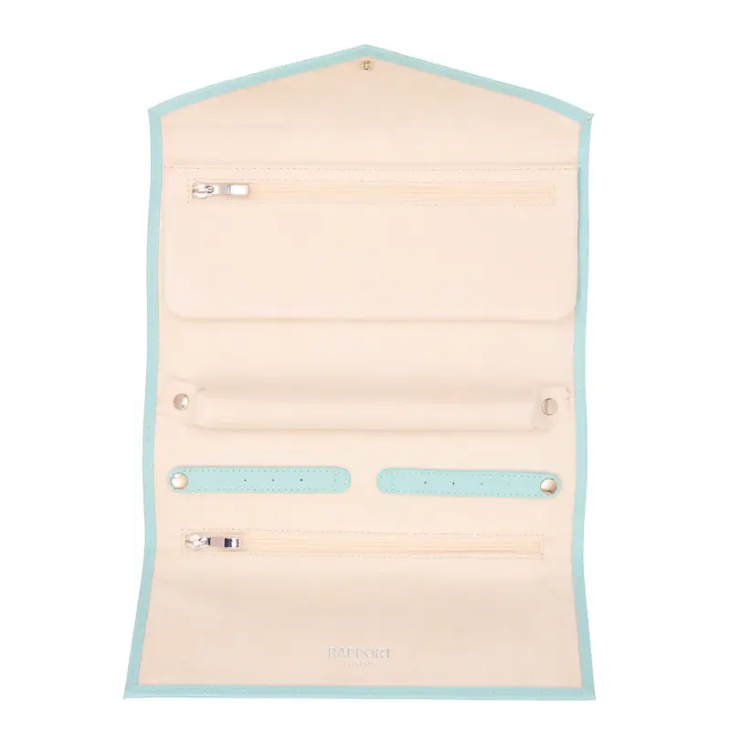 rapport victoria jewellery roll turquoise 0 Watch Winders, Watch Boxes & Watch Safes Watch Winders, Watch Boxes & Watch Safes