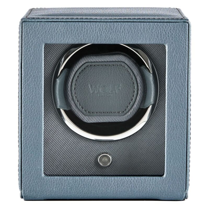 wolf cub single watch winder with cover future grey Watch Winders, Watch Boxes & Watch Safes Watch Winders, Watch Boxes & Watch Safes