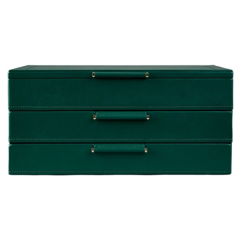 wolf x fiona howard sophia jewelry box with drawers forest green fruit botanical Watch Winders, Watch Boxes & Watch Safes Watch Winders, Watch Boxes & Watch Safes