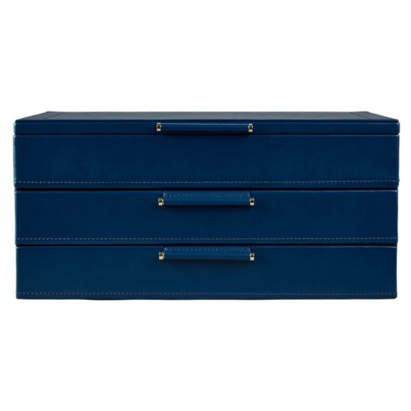 wolf x fiona howard sophia jewelry box with drawers indigo fruit botanical Watch Winders, Watch Boxes & Watch Safes Watch Winders, Watch Boxes & Watch Safes