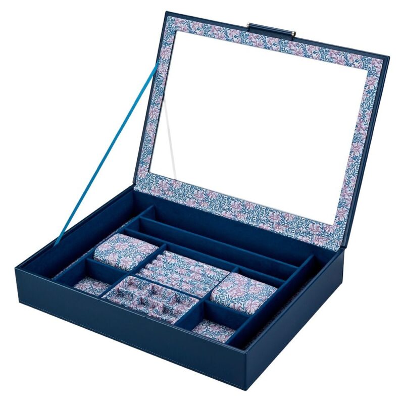 wolf x fiona howard sophia jewelry box with window indigo fruit botanical 00 Watch Winders, Watch Boxes & Watch Safes Watch Winders, Watch Boxes & Watch Safes